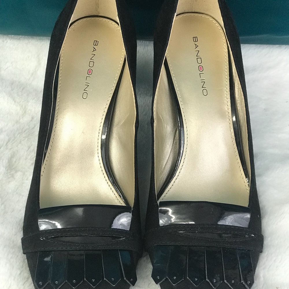 Bandolino Bd7 Vance Black Square Close Toe Classic - Picture 3 of 5